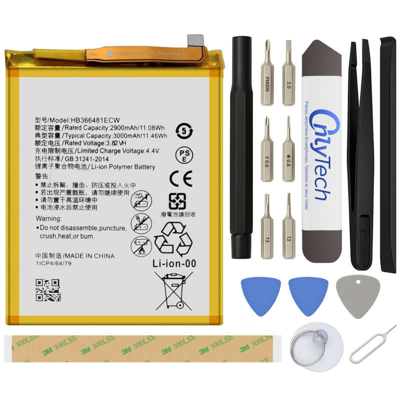 Batterie pour Huawei Y6 2018 - Qualité Originale - Avec outils
