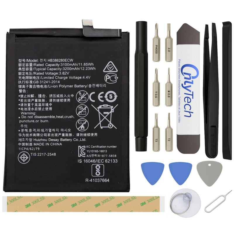 Batterie pour Honor 9 - Qualité Originale - Avec outils