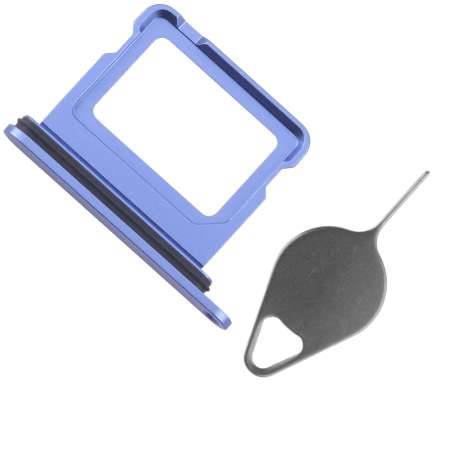 Tiroir de carte SIM Bleu Outremer de l'iPhone 16