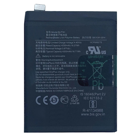 Batterie pour OnePlus 8 - Qualité Originale