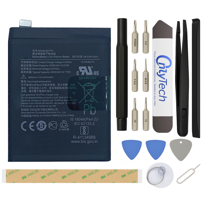 Batterie pour OnePlus 8 - Qualité Originale - Avec outils