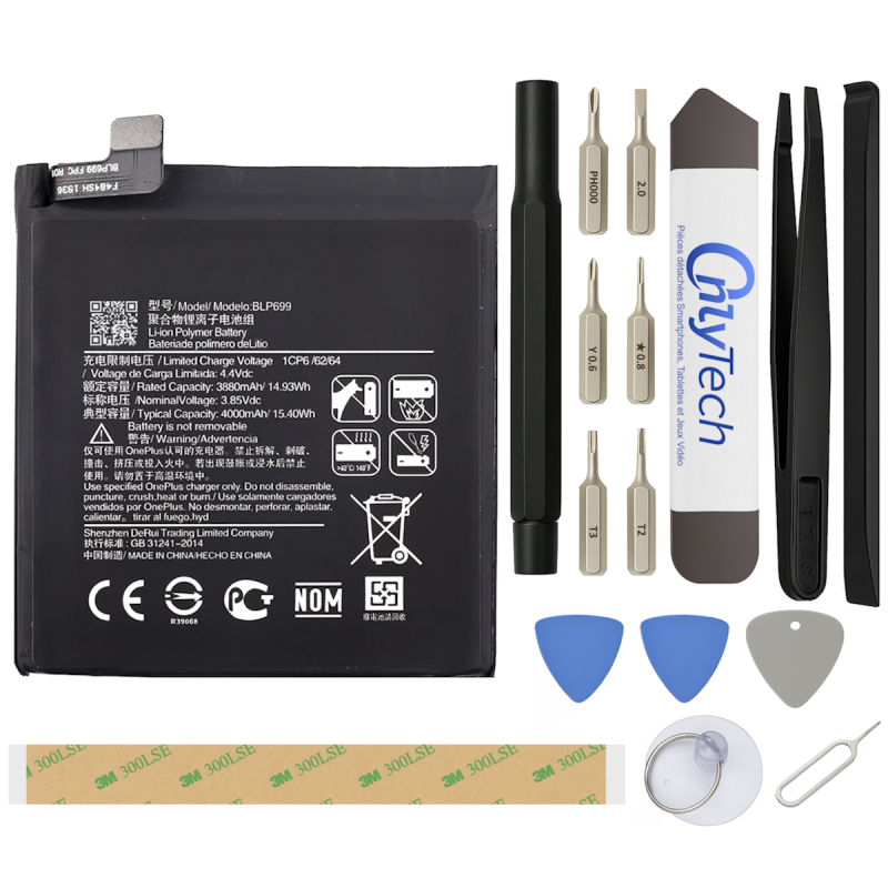 Batterie pour OnePlus 7 Pro - Qualité Originale - Avec outils