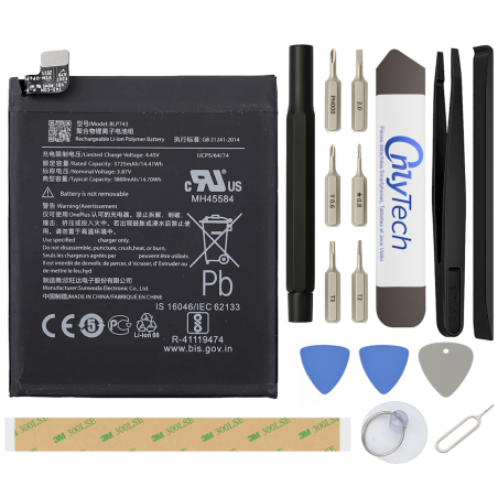 Batterie pour OnePlus 7T - Qualité Originale - Avec outils