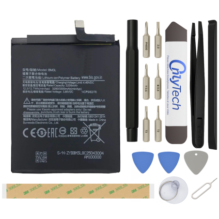 Batterie pour Xiaomi Mi 9 - Qualité Originale - Avec outils