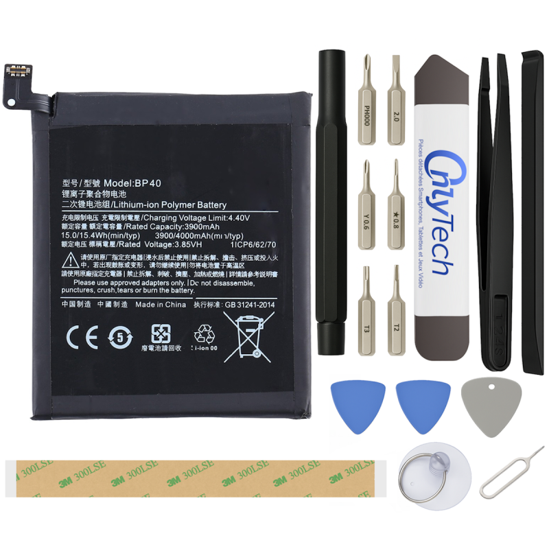 Batterie pour Xiaomi Mi 9T Pro / Redmi K20 Pro - Qualité Originale - Avec outils