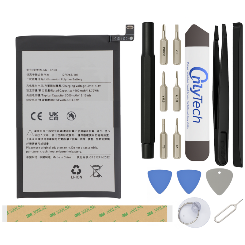 Batterie pour Xiaomi Redmi A3 - Qualité Originale - Avec outils