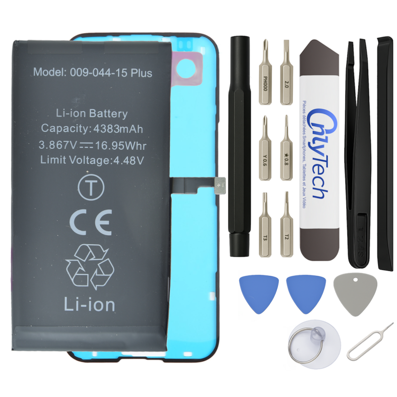 Batterie pour iPhone 15 Plus - Qualité Originale - Avec outils