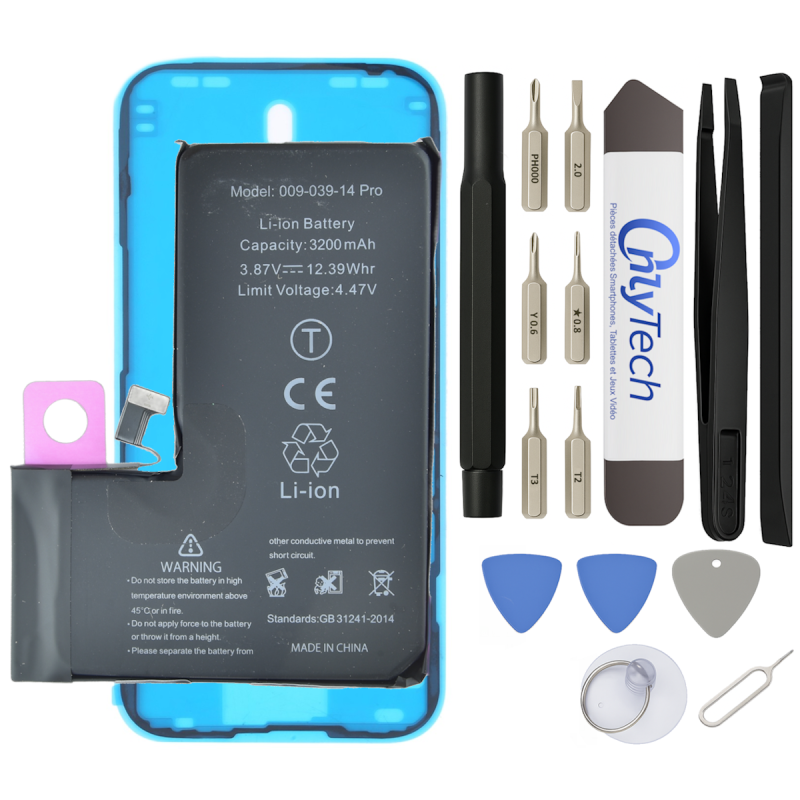Batterie pour iPhone 14 Pro - Qualité Originale - Avec outils