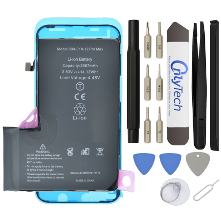 Batterie pour iPhone 12 Pro Max - Qualité Originale - Avec outils