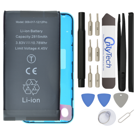 Batterie pour iPhone 12 et 12 Pro - Qualité Originale - Avec outils