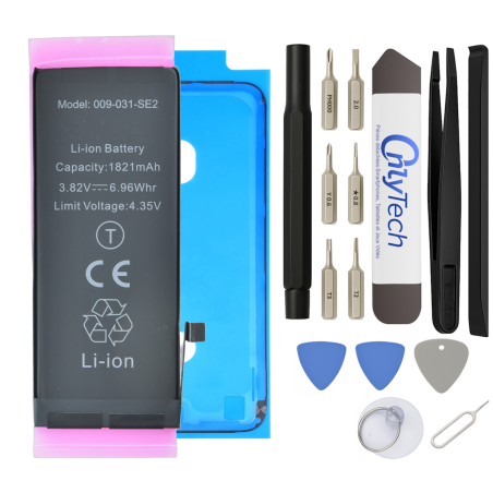 Batterie pour iPhone SE 2 (2020) - Qualité Originale - Avec outils