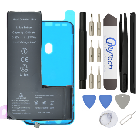Batterie pour iPhone 11 Pro - Qualité Originale - Avec outils