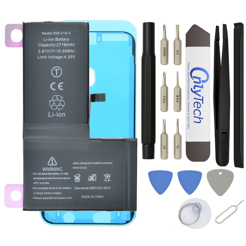 Batterie pour iPhone X - Qualité Originale - Avec outils