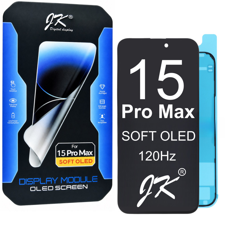 Écran JK SOFT OLED 120Hz pour iPhone 15 Pro Max Écran JK SOFT OLED 120Hz pour iPhone 15 Pro Max