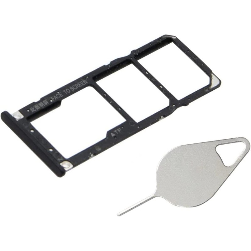 Tiroir de carte SIM Noir du Xiaomi Mi A2 Lite