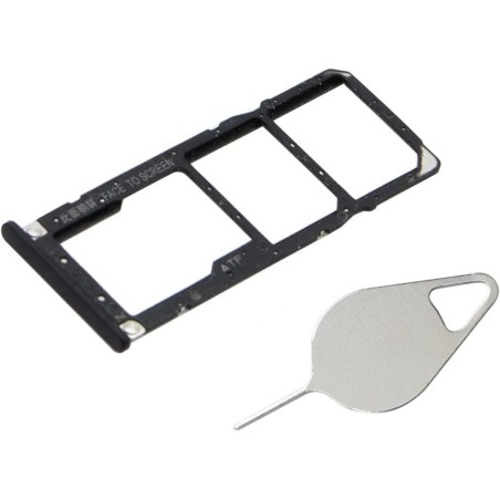Tiroir de carte SIM Noir du Xiaomi Mi A2 Lite