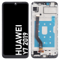 Écran LCD du Huawei Y7 2019 assemblé sur châssis