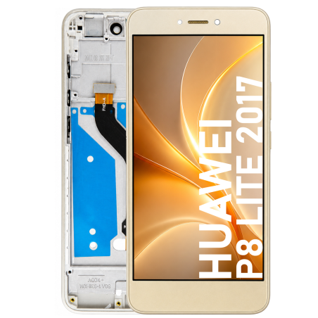 Écran LCD du Huawei P8 Lite 2017 OR assemblé sur châssis - Avec outils