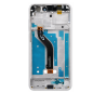Écran LCD du Huawei P8 Lite 2017 Blanc assemblé sur châssis - Avec outils