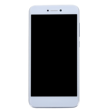 Écran LCD du Huawei Honor 8 Lite Blanc assemblé sur châssis