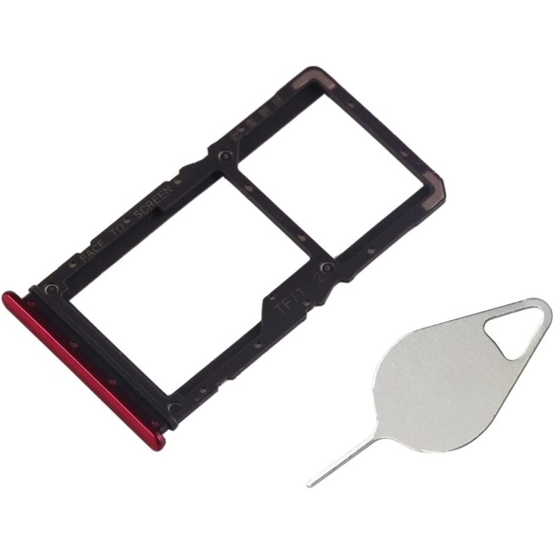 Tiroir de carte SIM Rouge du Xiaomi Redmi Note 7