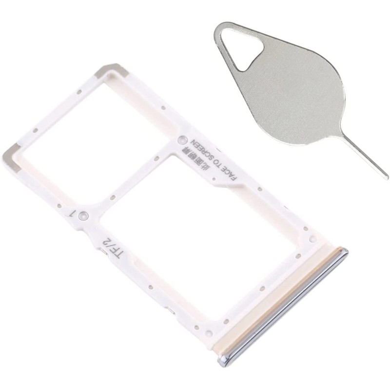 Tiroir de carte SIM Blanc du Xiaomi Redmi Note 8 Pro