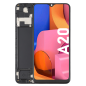 Écran LCD du Samsung Galaxy A20 assemblé sur châssis - Avec outils