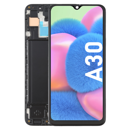 Écran LCD du Samsung Galaxy A30 assemblé sur châssis - Avec outils