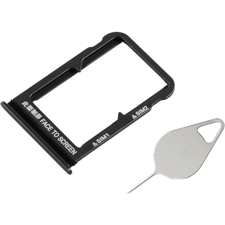 Tiroir de carte SIM Noir du Xiaomi Mi 8