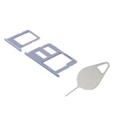 Tiroir de carte SIM Bleu du Samsung Galaxy J7 2017