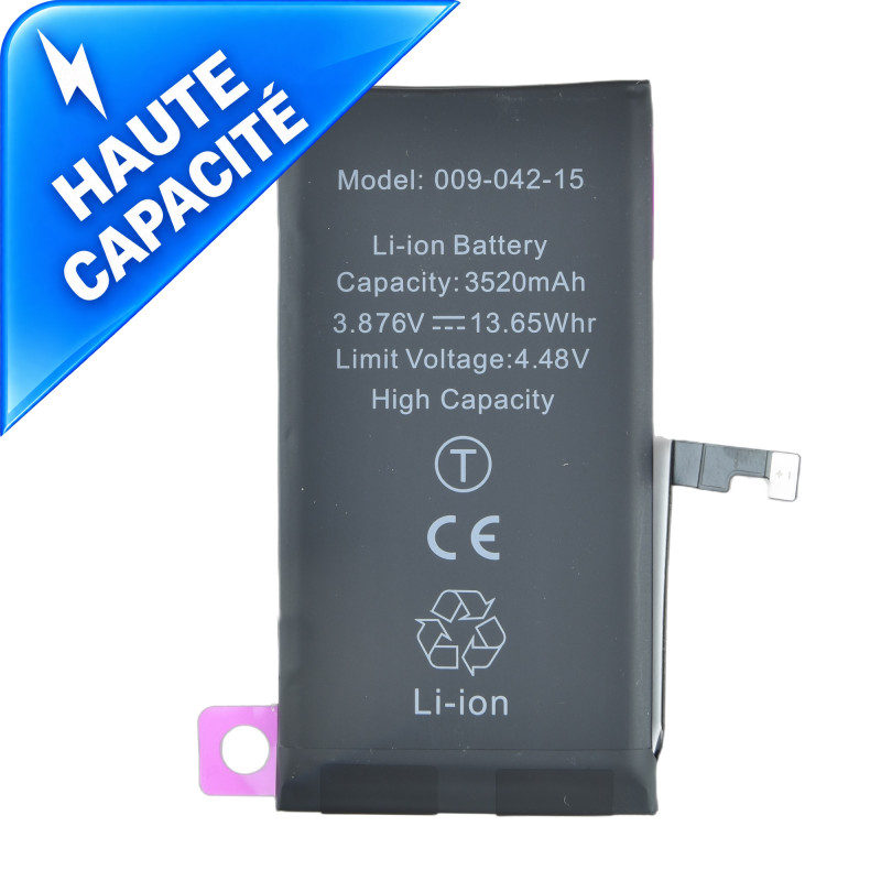Batterie Haute Capacité pour iPhone 15