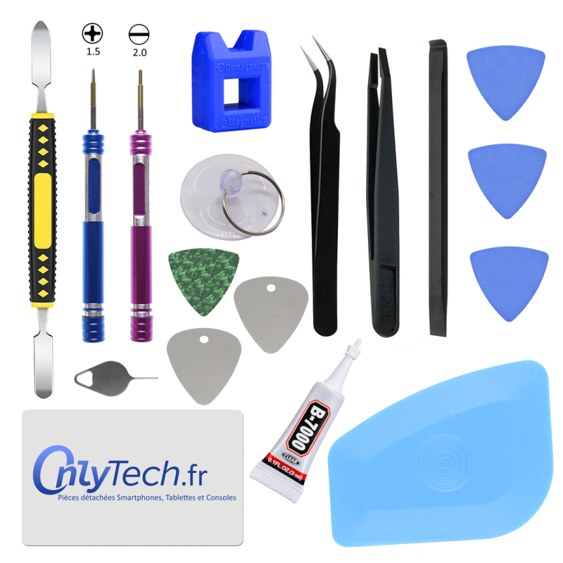 Kit Professionnel de 18 outils pour smartphones et tablettes Android Kit Professionnel de 18 outils pour smartphones et tablettes Android