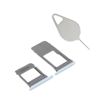 Tiroir de carte SIM Bleu du Samsung Galaxy A7 2017