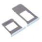 Tiroir de carte SIM Bleu du Samsung Galaxy A7 2017