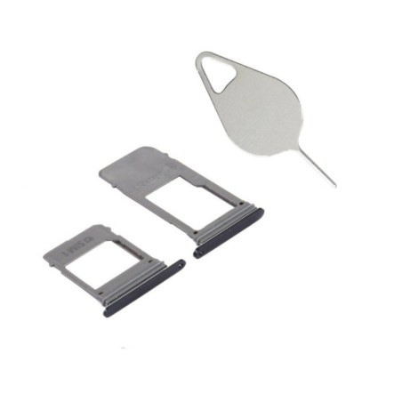 Tiroir de carte SIM Noir du Samsung Galaxy A7 2017