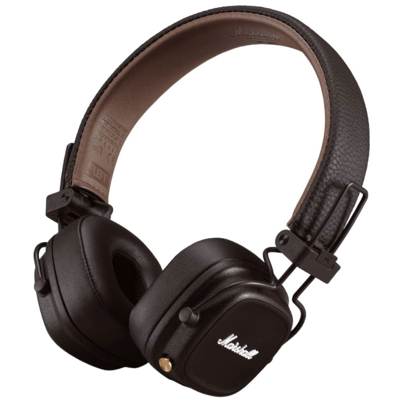 Marshall - Casque Bluetooth sans fil Major IV Marron