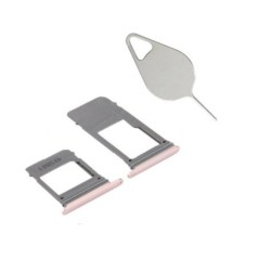 Tiroir de carte SIM Rose du Samsung Galaxy A7 2017