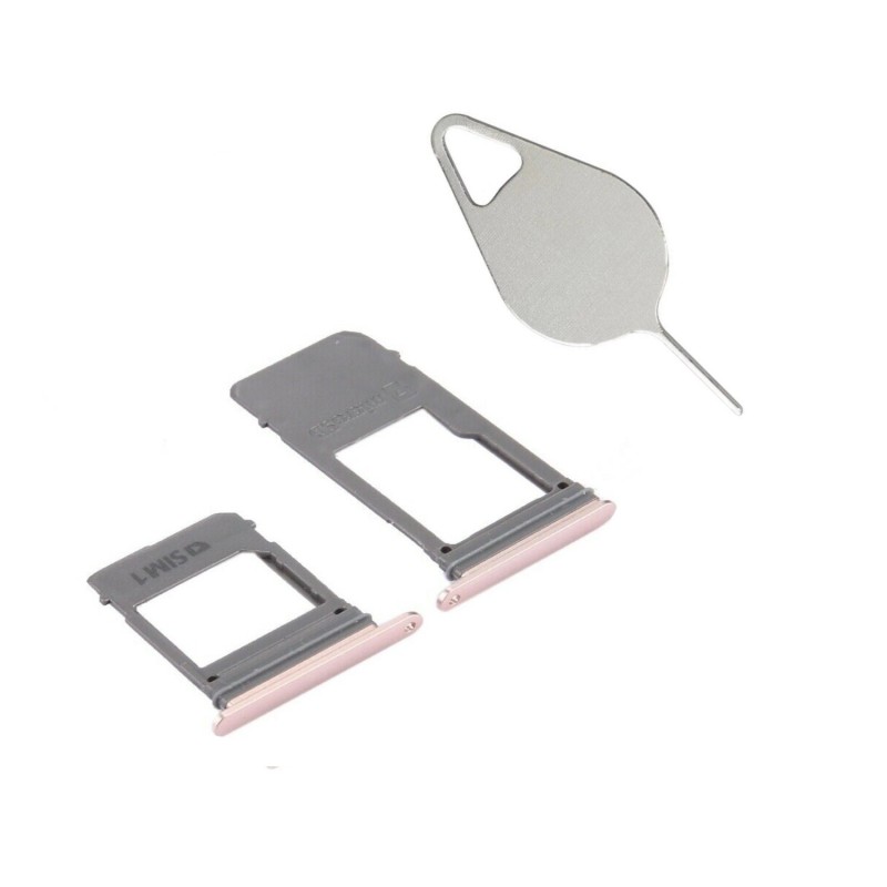 Tiroir de carte SIM Rose du Samsung Galaxy A7 2017