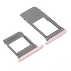 Tiroir de carte SIM Rose du Samsung Galaxy A7 2017
