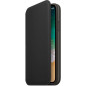 Coque Officielle Apple Folio en Cuir pour iPhone X - Noir