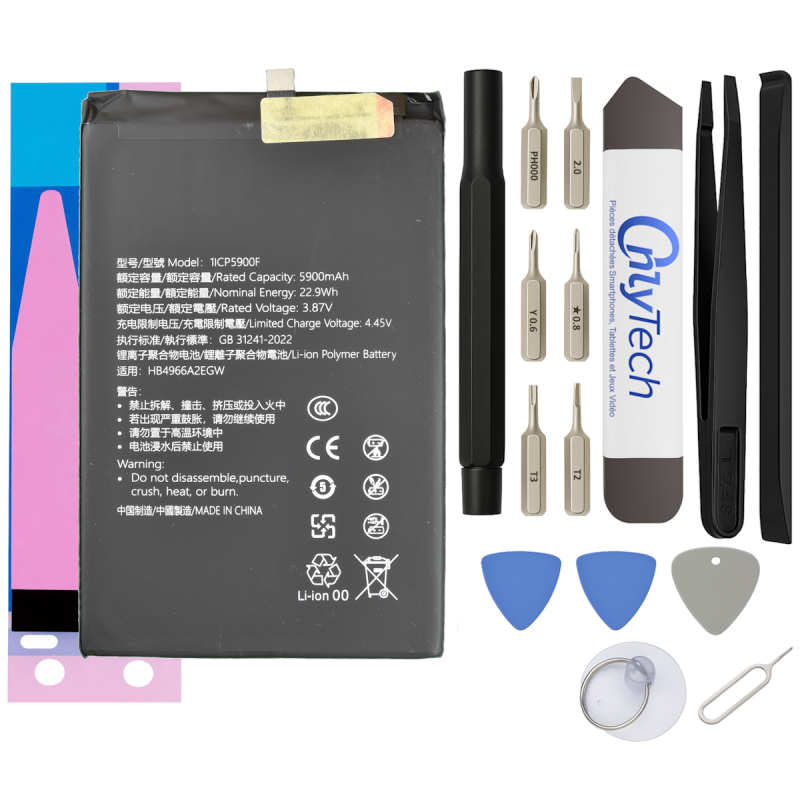 Batterie pour Honor 90 Smart - Qualité Originale - Avec outils Batterie pour Honor 90 Smart - Qualité Originale - Avec outils