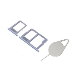 Tiroir double SIM Bleu du Samsung Galaxy J7 2017 SM-J730