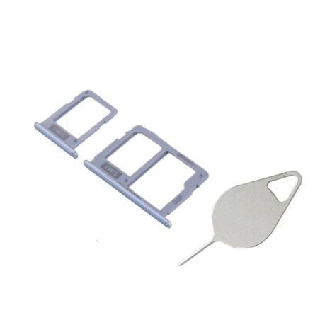 Tiroir double SIM Bleu du Samsung Galaxy J7 2017 SM-J730