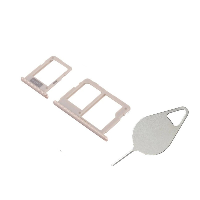 Tiroir double SIM Or du Samsung Galaxy J7 2017 SM-J730