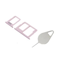 Tiroir double SIM Rose du Samsung Galaxy J7 2017 SM-J730