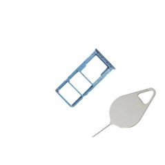 Tiroir double SIM Bleu du Samsung Galaxy A7 2018 SM-A750