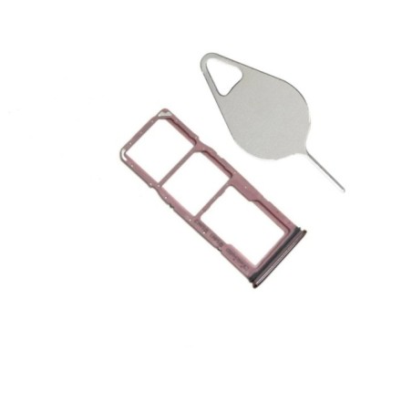 Tiroir double SIM Rose du Samsung Galaxy A7 2018 SM-A750