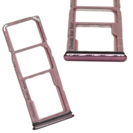 Tiroir double SIM Rose du Samsung Galaxy A7 2018 SM-A750