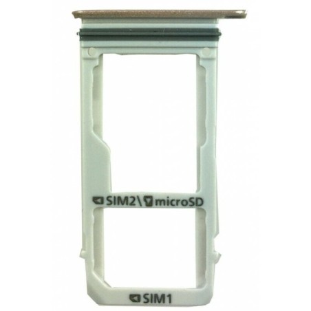 Tiroir double SIM Or du Samsung Galaxy A3 2017 SM-A320