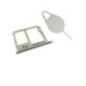 Tiroir double SIM Gris du Samsung Galaxy A7 2016 SM-A710